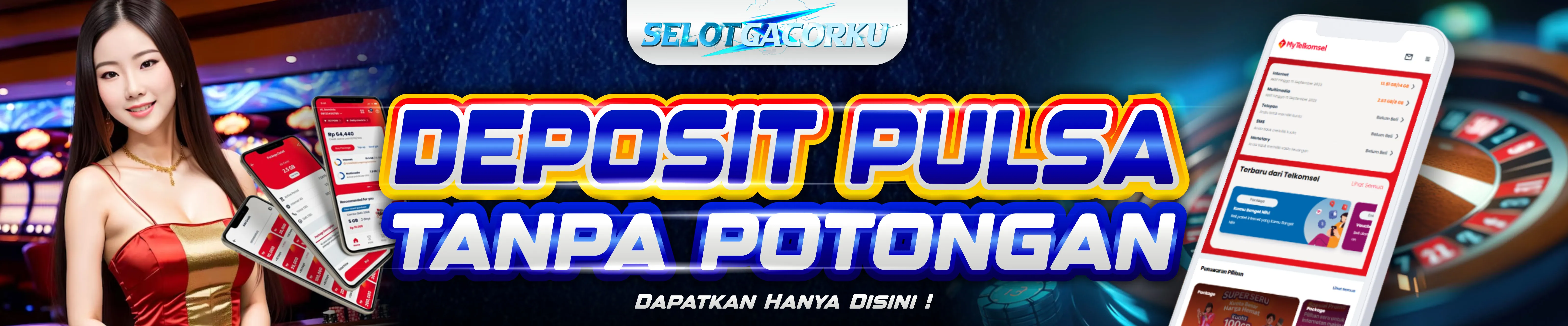 SLOT DEPOSIT PULSA TANPA POTONGAN SELOTGACORKU